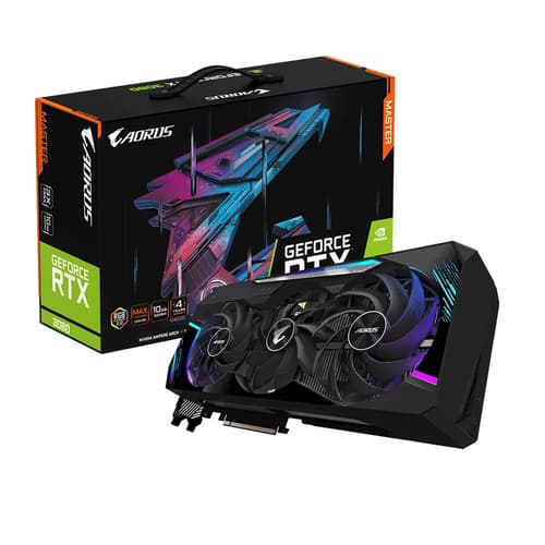 Gigabyte Aorus RTX 3080 Master LHR 10GB Graphics Card